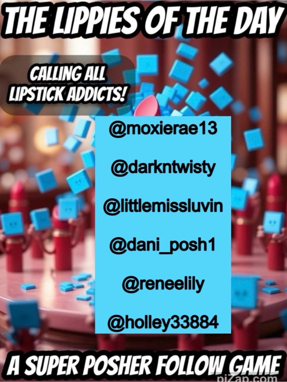 Featured on The Lippies of The Day a Super Posher Follow Game @bell1971